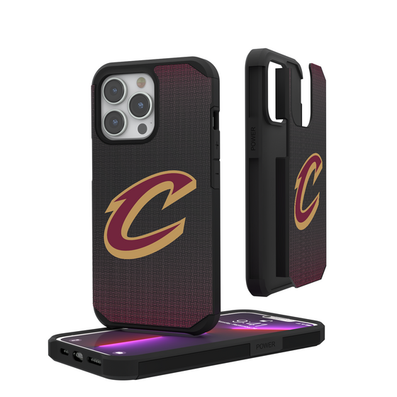 Cleveland Cavaliers Linen Rugged Phone Case-0