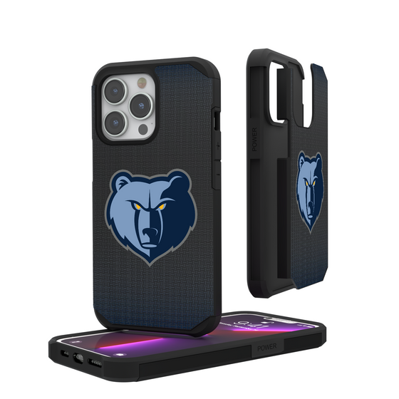 Memphis Grizzlies Linen Rugged Phone Case-0