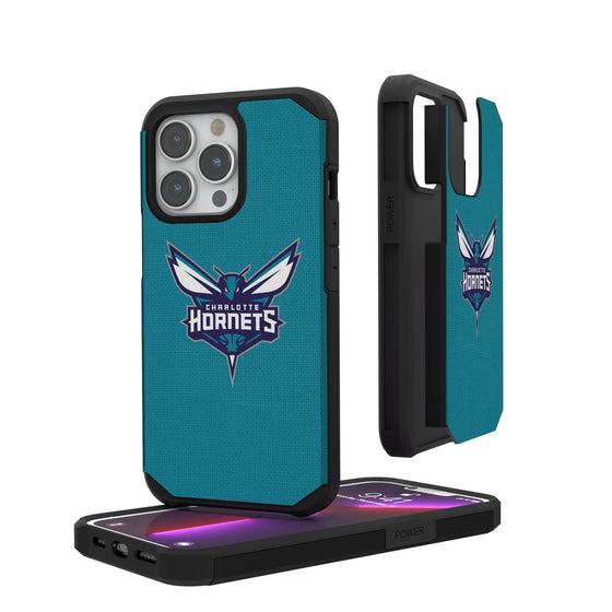 Charlotte Hornets Solid Rugged Case-0