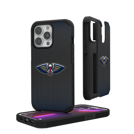 New Orleans Pelicans Linen Rugged Phone Case-0