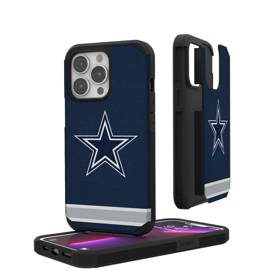 Dallas Cowboys Stripe Rugged Case - 757 Sports Collectibles
