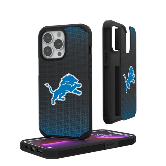 Detroit Lions Linen Rugged Phone Case-0