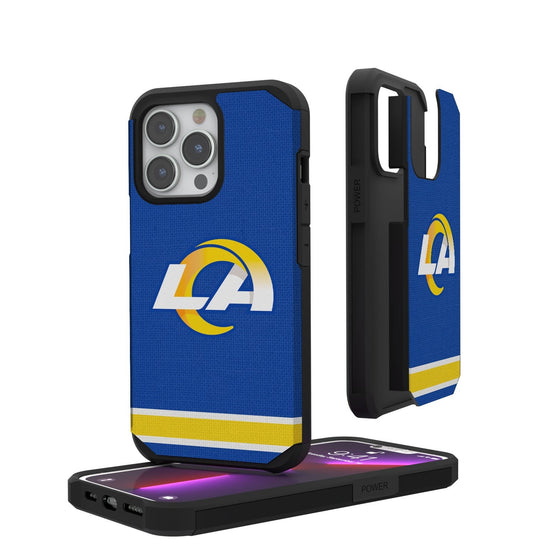 Los Angeles Rams Stripe Rugged Case - 757 Sports Collectibles