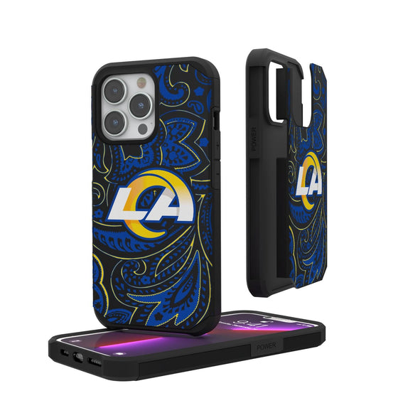 Los Angeles Rams Paisley Rugged Case-0