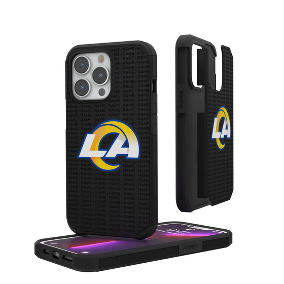 Los Angeles Rams Blackletter Rugged Case-0