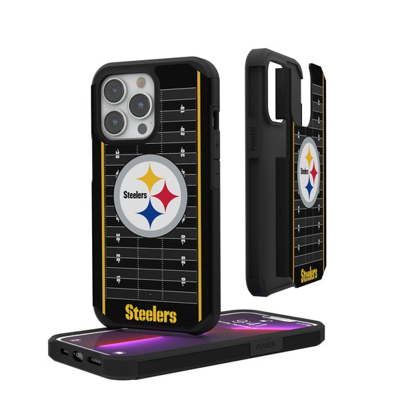 Pittsburgh Steelers Football Field Rugged Case-0