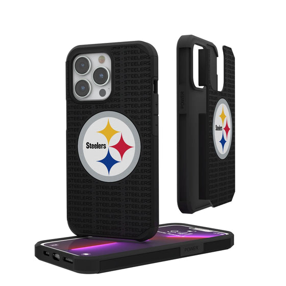 Pittsburgh Steelers Blackletter Rugged Case-0