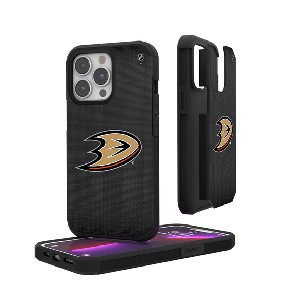 Anaheim Ducks Linen Rugged Phone Case-0