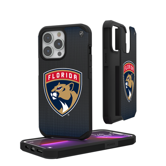 Florida Panthers Linen Rugged Phone Case-0