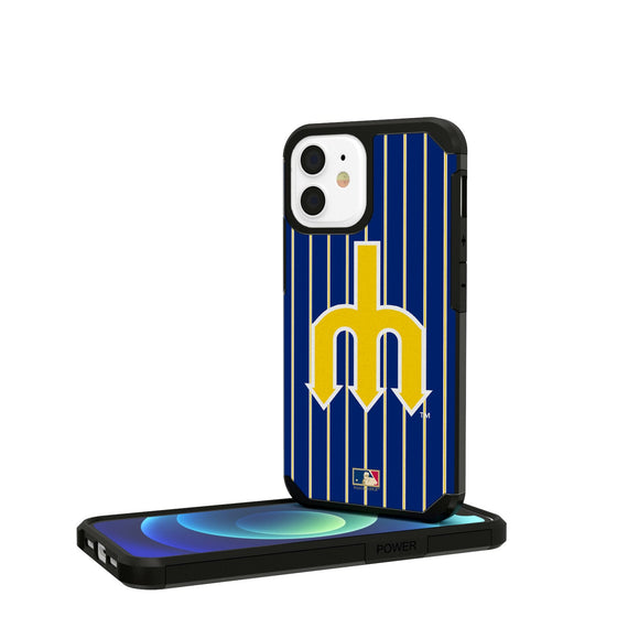 Seattle Mariners 1977-1980 - Cooperstown Collection Pinstripe Rugged Case - 757 Sports Collectibles
