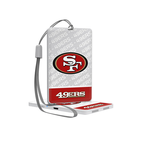 San Francisco 49ers Endzone Plus Bluetooth Pocket Speaker - 757 Sports Collectibles