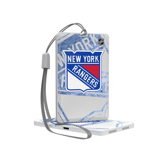 New York Rangers Ice Tilt Bluetooth Credit Card Mini Speaker-0