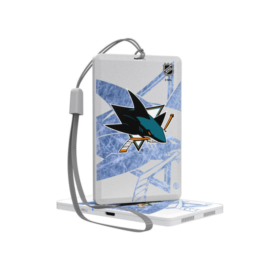 San Jose Sharks Ice Tilt Bluetooth Credit Card Mini Speaker-0
