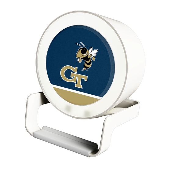 Georgia Tech Yellow Jackets Solid Wordmark Night Light Charger and Bluetooth Speaker-0