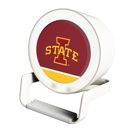 Iowa State Cyclones Solid Wordmark Night Light Charger and Bluetooth Speaker-0