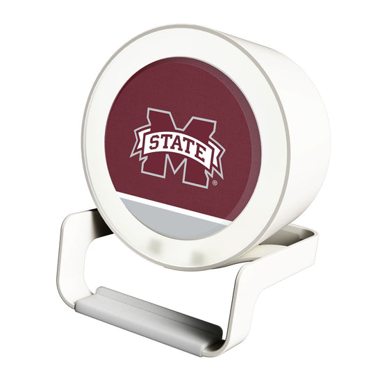 Mississippi State Bulldogs Solid Wordmark Night Light Charger and Bluetooth Speaker-0