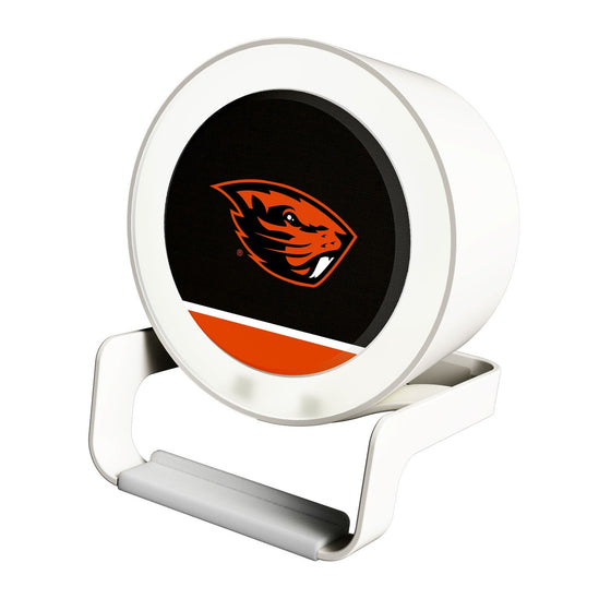 Oregon State Beavers Solid Wordmark Night Light Charger and Bluetooth Speaker-0