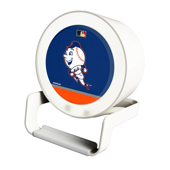 New York Mets 2014 - Cooperstown Collection Solid Wordmark Night Light Charger and Bluetooth Speaker - 757 Sports Collectibles