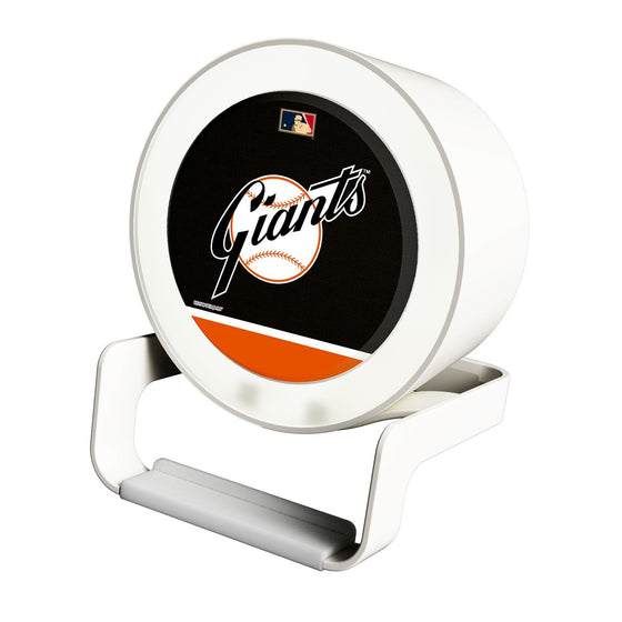 San Francisco Giants 1958-1967 - Cooperstown Collection Solid Wordmark Night Light Charger and Bluetooth Speaker - 757 Sports Collectibles
