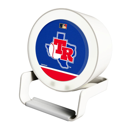 Texas Rangers 1981-1983 - Cooperstown Collection Solid Wordmark Night Light Charger and Bluetooth Speaker - 757 Sports Collectibles