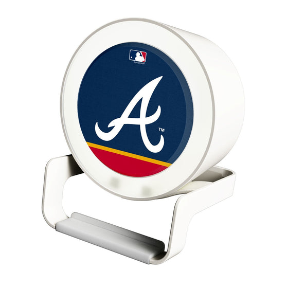 Atlanta Braves Solid Wordmark Night Light Charger and Bluetooth Speaker - 757 Sports Collectibles