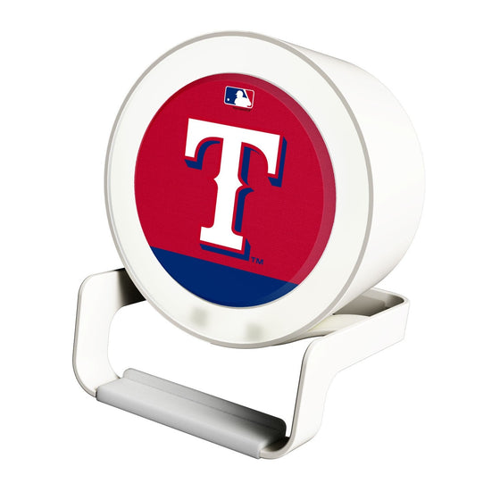 Texas Rangers Solid Wordmark Night Light Charger and Bluetooth Speaker - 757 Sports Collectibles