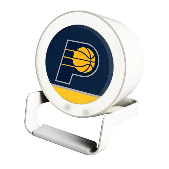 Indiana Pacers Solid Wordmark Night Light Charger and Bluetooth Speaker-0