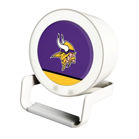 Minnesota Vikings Solid Wordmark Night Light Charger and Bluetooth Speaker - 757 Sports Collectibles