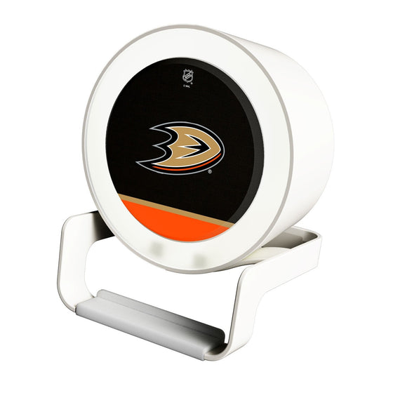 Anaheim Ducks Solid Wordmark Night Light Charger and Bluetooth Speaker-0