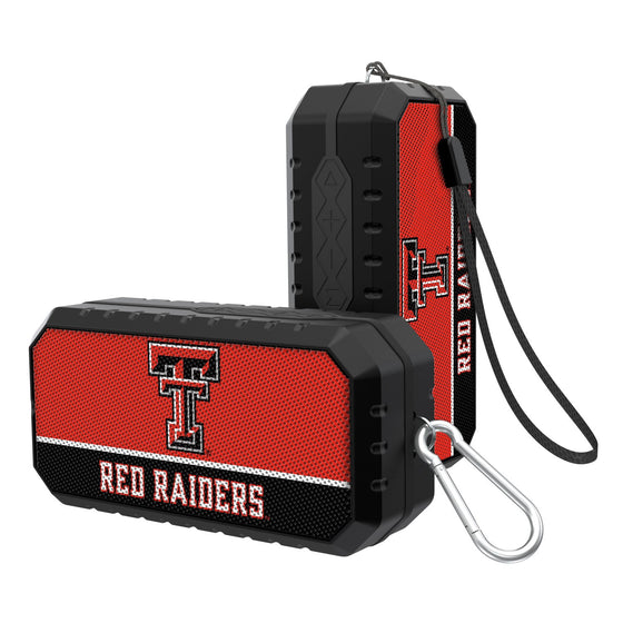 Texas Tech Red Raiders Solid Wordmark Bluetooth Speaker-0