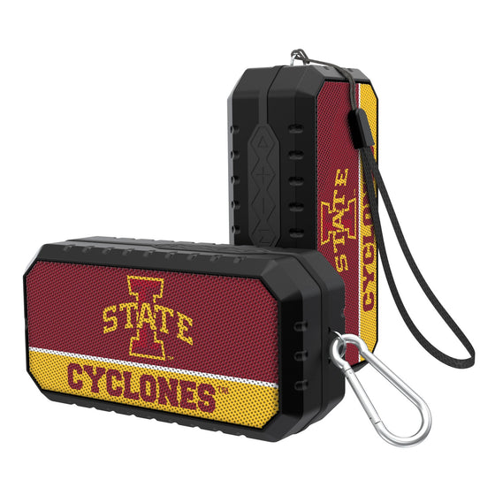 Iowa State Cyclones Solid Wordmark Bluetooth Speaker-0