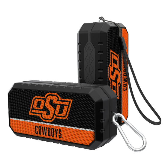 Oklahoma State Cowboys Solid Wordmark Bluetooth Speaker-0