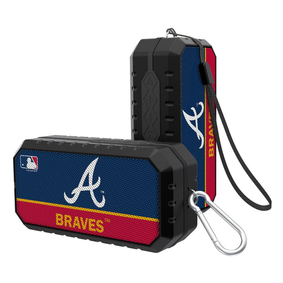 Atlanta Braves Solid Wordmark Bluetooth Speaker - 757 Sports Collectibles