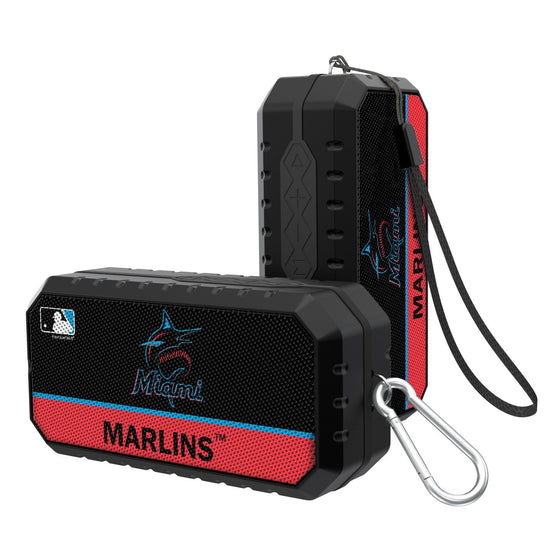 Miami Marlins Solid Wordmark Bluetooth Speaker - 757 Sports Collectibles