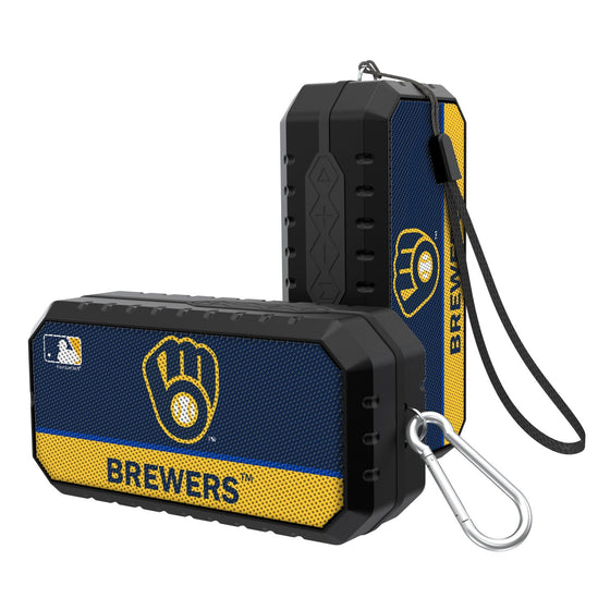 Milwaukee Brewers Solid Wordmark Bluetooth Speaker - 757 Sports Collectibles