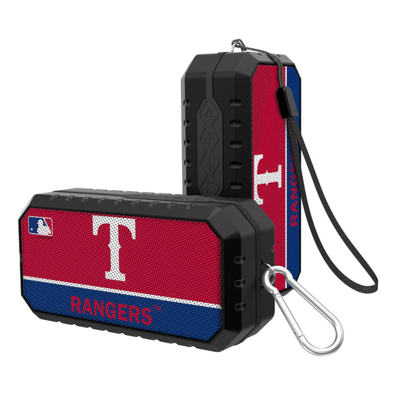 Texas Rangers Solid Wordmark Bluetooth Speaker - 757 Sports Collectibles
