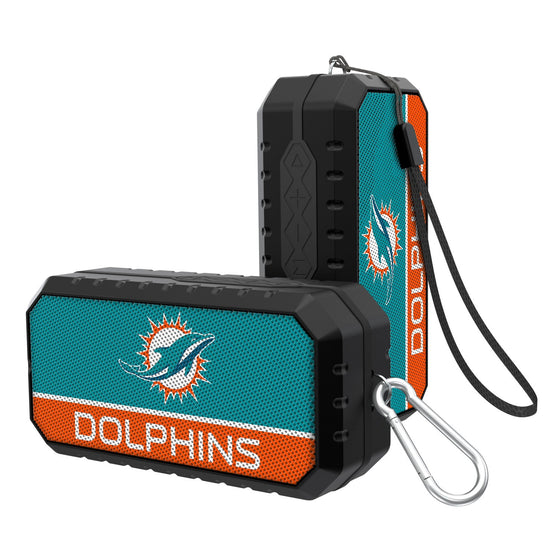 Miami Dolphins Solid Wordmark Bluetooth Speaker - 757 Sports Collectibles