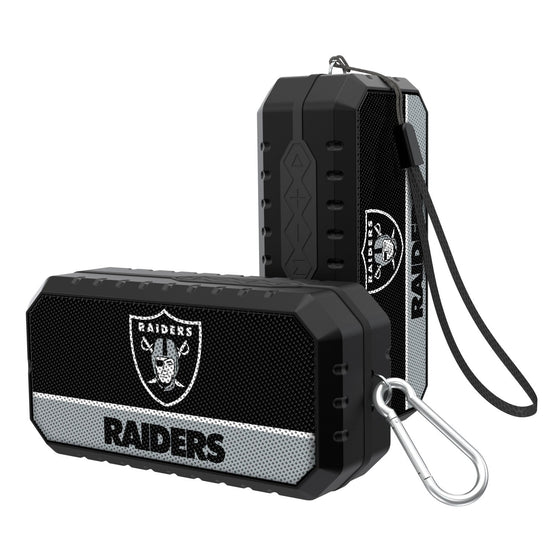 Oakland Raiders Solid Wordmark Bluetooth Speaker - 757 Sports Collectibles
