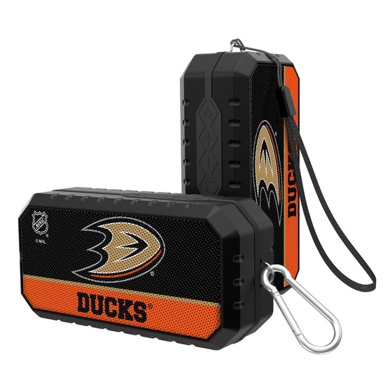 Anaheim Ducks Solid Wordmark Bluetooth Speaker-0