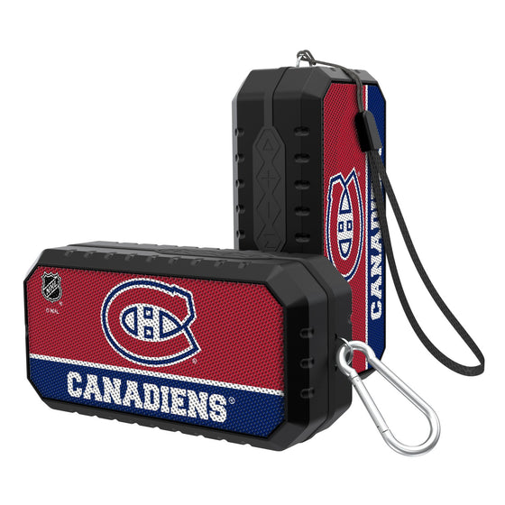 Montreal Canadiens Solid Wordmark Bluetooth Speaker-0