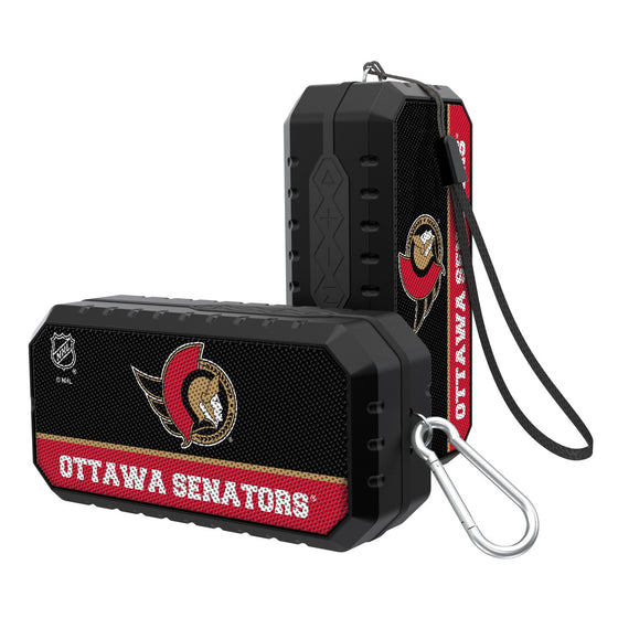 Ottawa Senators Solid Wordmark Bluetooth Speaker-0