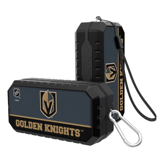Vegas Golden Knights Solid Wordmark Bluetooth Speaker-0