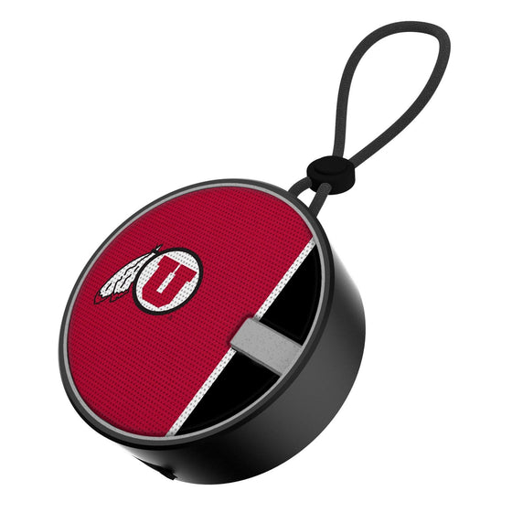 Utah Utes Solid Wordmark Waterproof Speaker-0