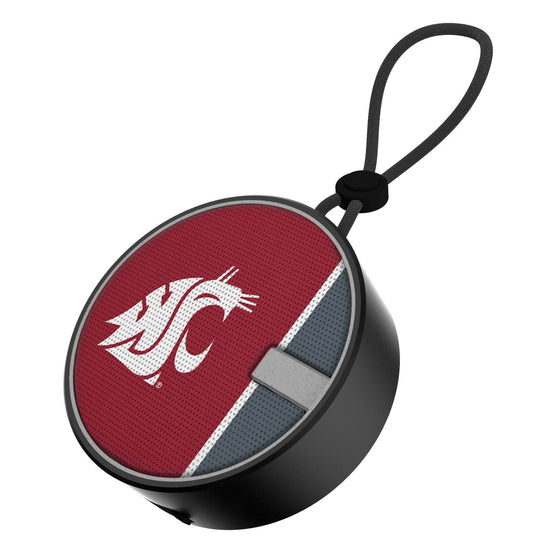 Washington State Cougars Solid Wordmark Waterproof Speaker-0