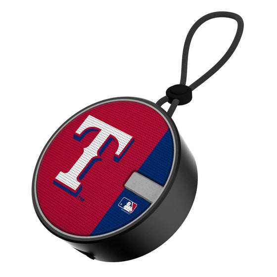 Texas Rangers Solid Wordmark Waterproof Speaker - 757 Sports Collectibles