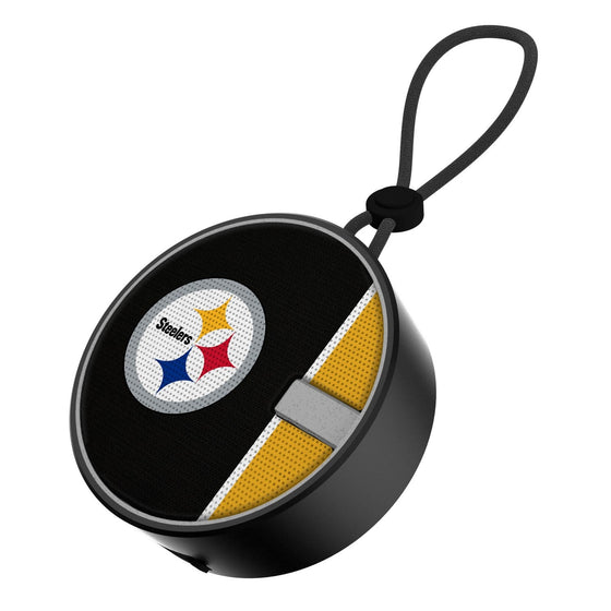 Pittsburgh Steelers Solid Wordmark Waterproof Speaker - 757 Sports Collectibles
