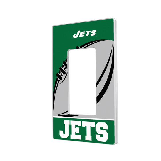 New York Jets 1963 Historic Collection Passtime Hidden-Screw Light Switch Plate - 757 Sports Collectibles