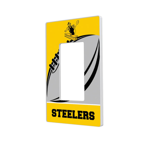 Pittsburgh Steelers 1961 Historic Collection Passtime Hidden-Screw Light Switch Plate - 757 Sports Collectibles