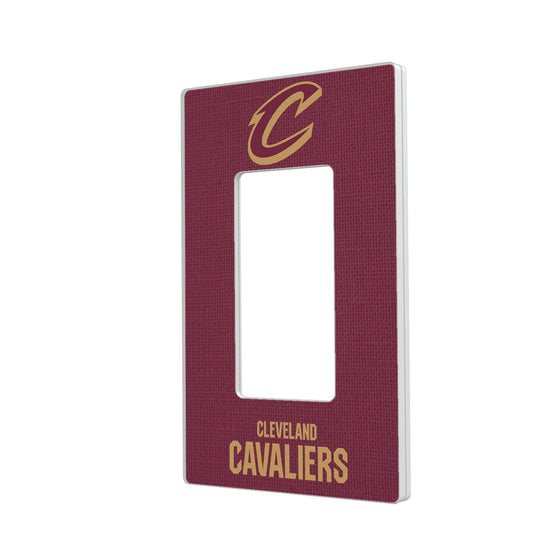 Cleveland Cavaliers Solid Hidden-Screw Light Switch Plate-1