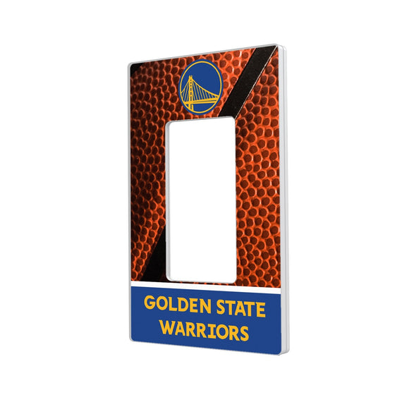 Golden State Warriors Basketball Hidden-Screw Light Switch Plate-1